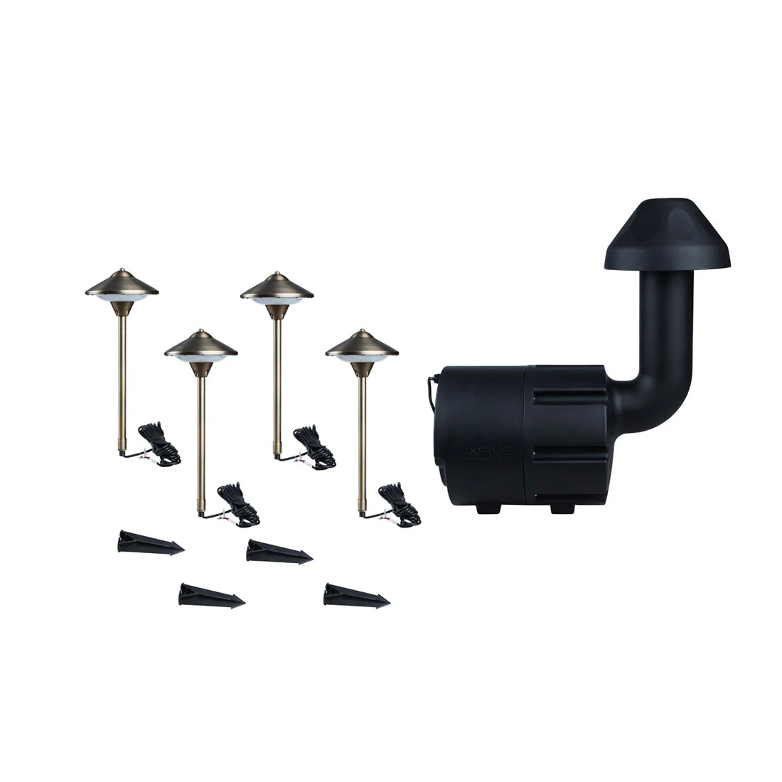 SixFive LSKIT4 Premium Outdoor Speaker Set (LSKIT4BLK) - Image 2