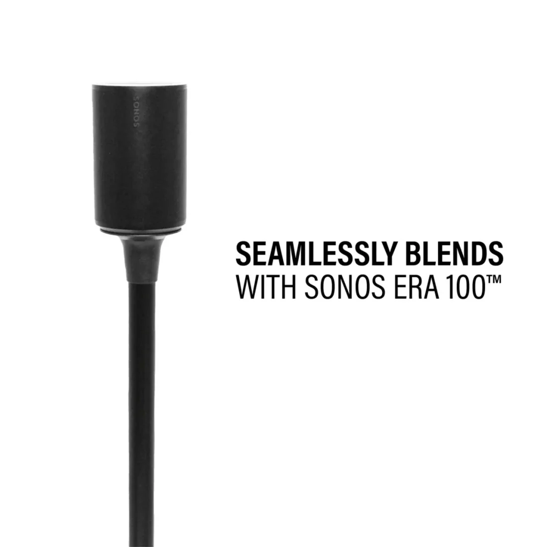 Sonos Era 100 Speaker with Sanus WSSE12 Speaker Stands - Pair - Bundle - Image 3