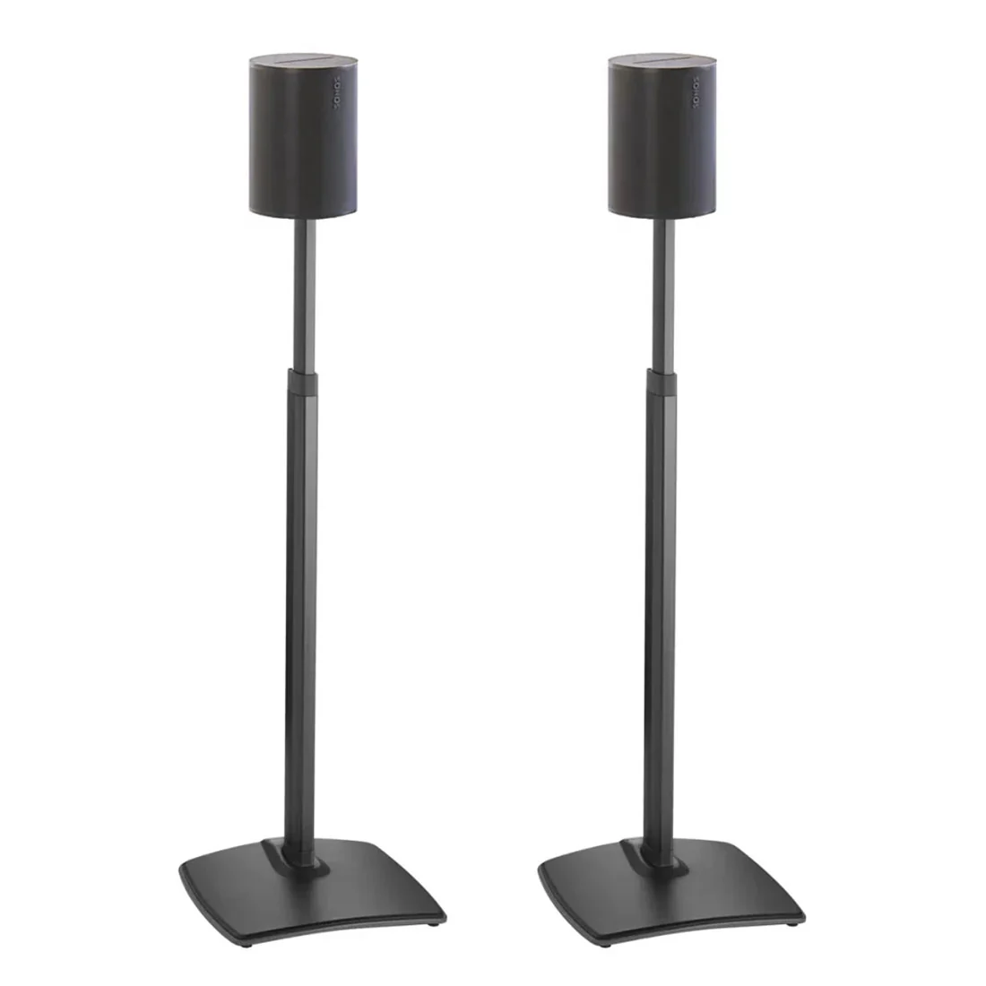 Sonos Era 100 Speaker with Sanus WSSE1A2 Speaker Stand - Pair -Bundle