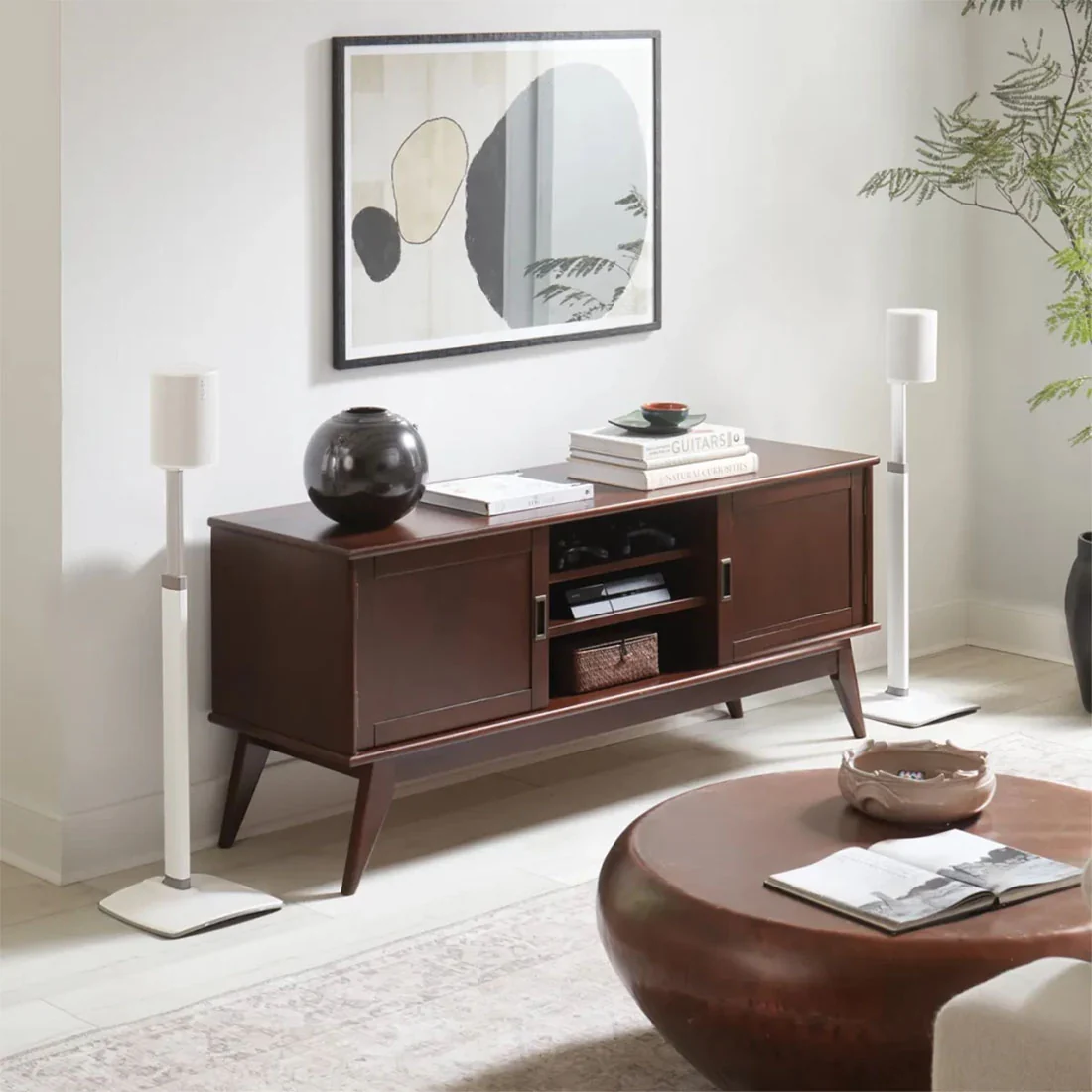 Sonos Era 100 Speaker with Sanus WSSE1A2 Speaker Stand - Pair -Bundle - Image 12