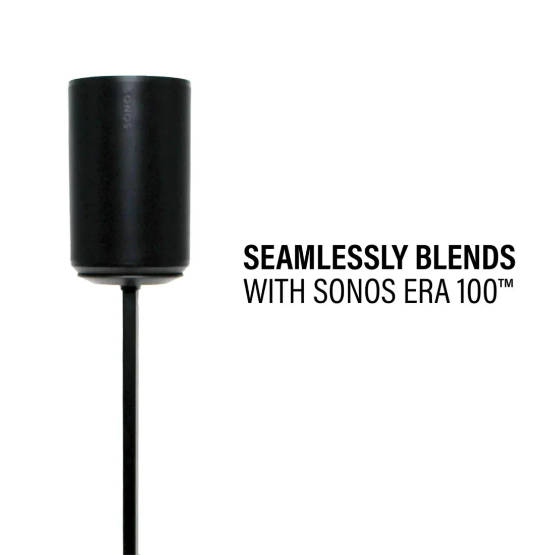 Sonos Era 100 Speaker with Sanus WSSE1A2 Speaker Stand - Pair -Bundle - Image 3