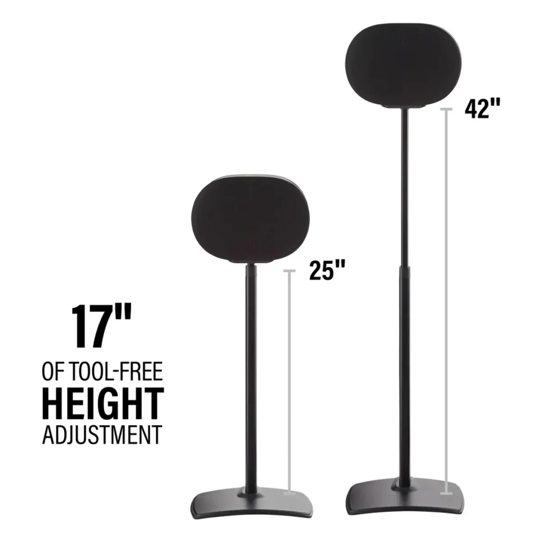 Sonos Era 300 Wireless Speaker with Sanus WSSE3A2 Speaker Stand - Pair - Bundle - Image 6