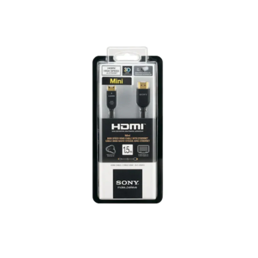 Sony DLCHEM15 1.5m Mini HDMI Cable - Clearance (DLCHEM15) - Image 3