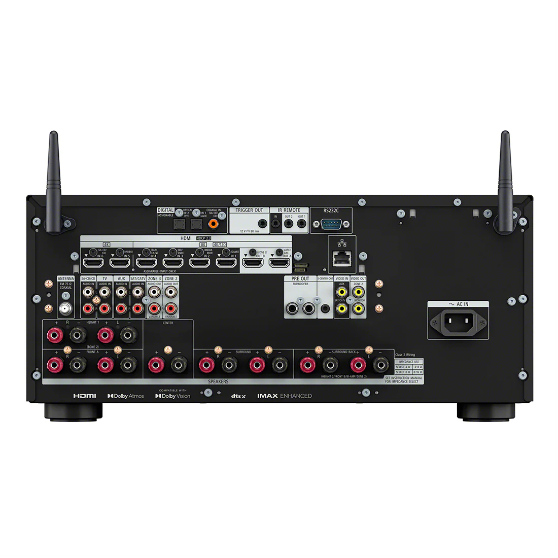 Sony STRAZ3000ES Premium ES 9.2 CH 8K A/V Receiver - 2023 Model (STRAZ3000ES) - Image 6