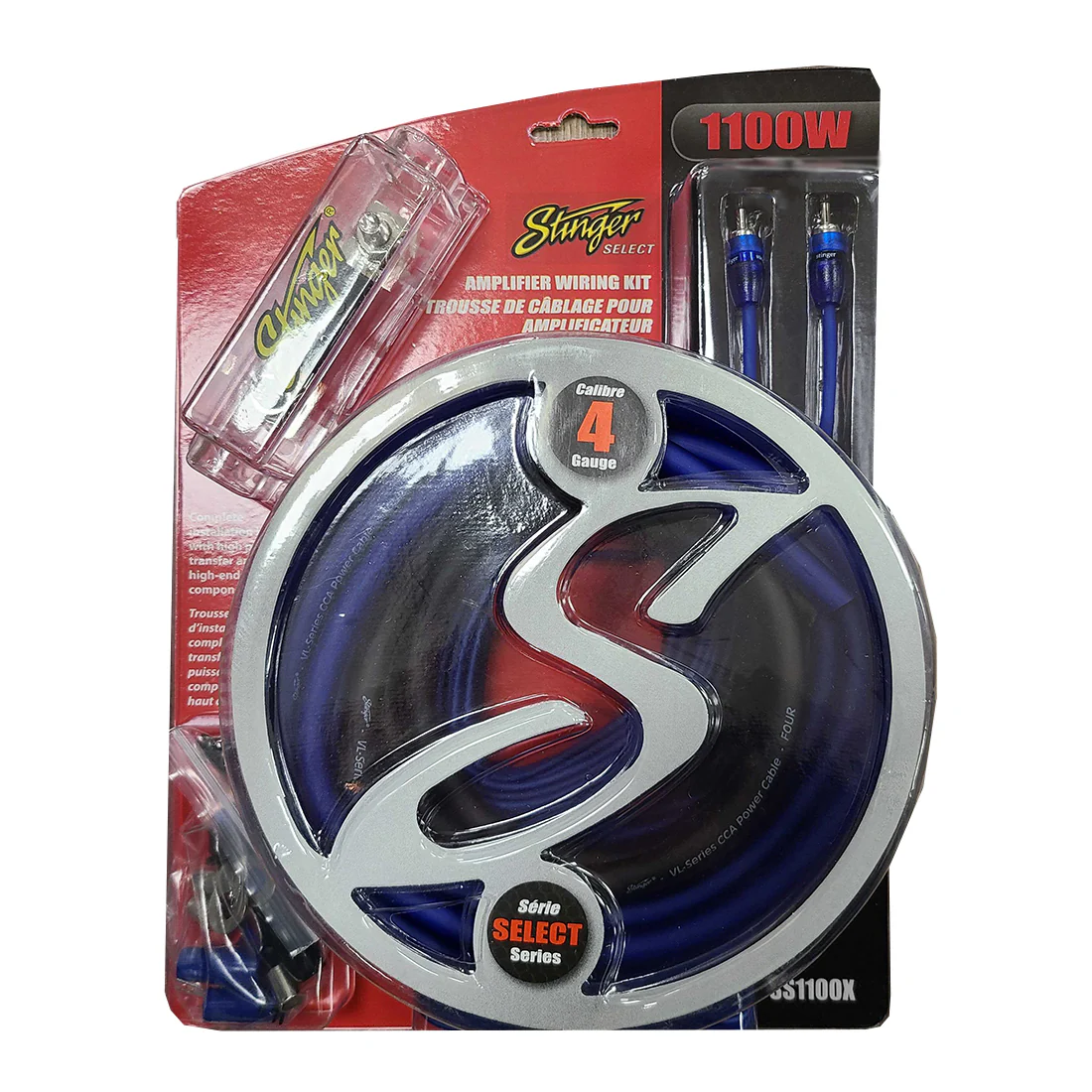 Stinger SS1100X 1100 Watt 4 Gauge Amplifier Wiring Kit (SS1100X)