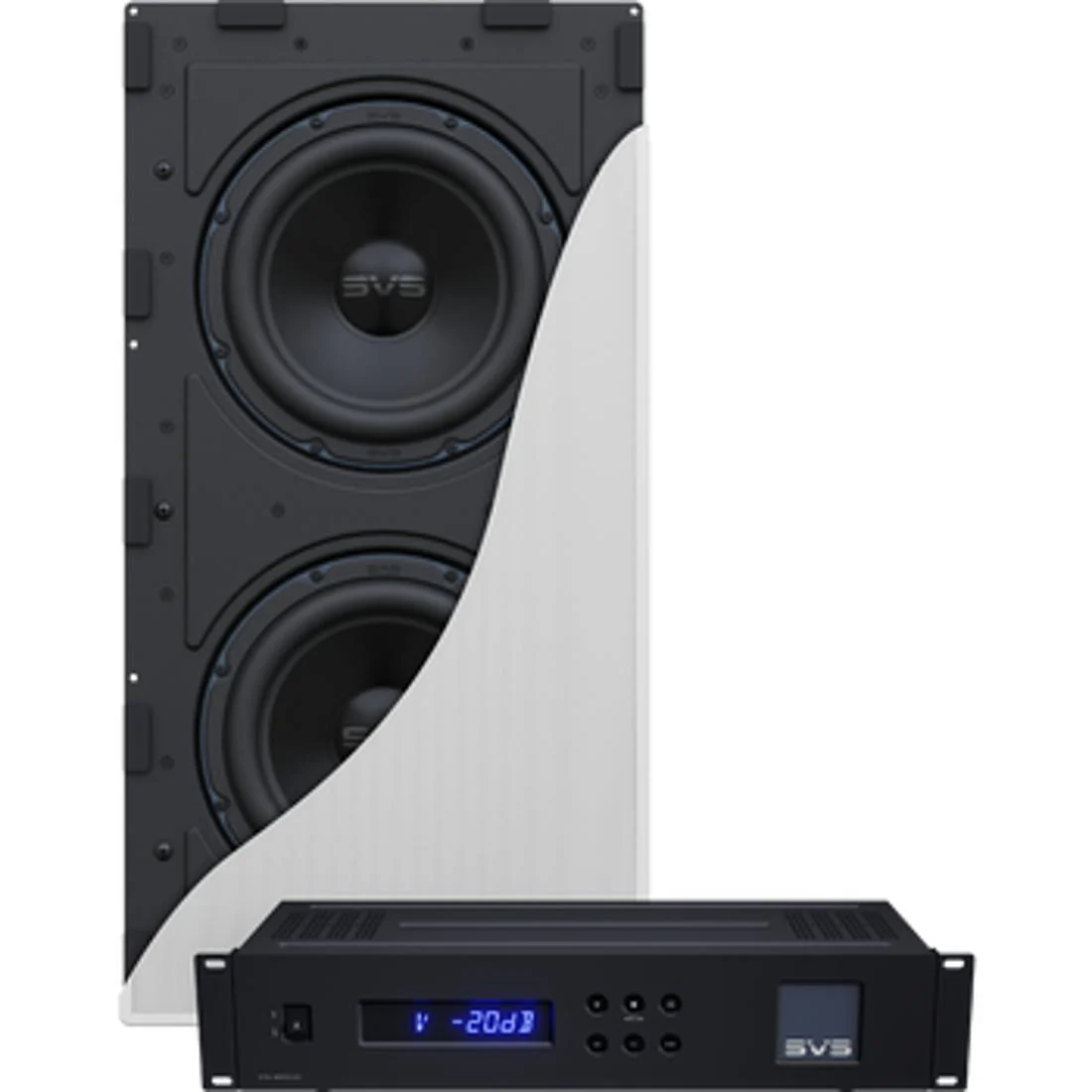 SVS 3000 In-Wall Subwoofer System - Dual 9" Drivers, 800 W Amp - Image 2