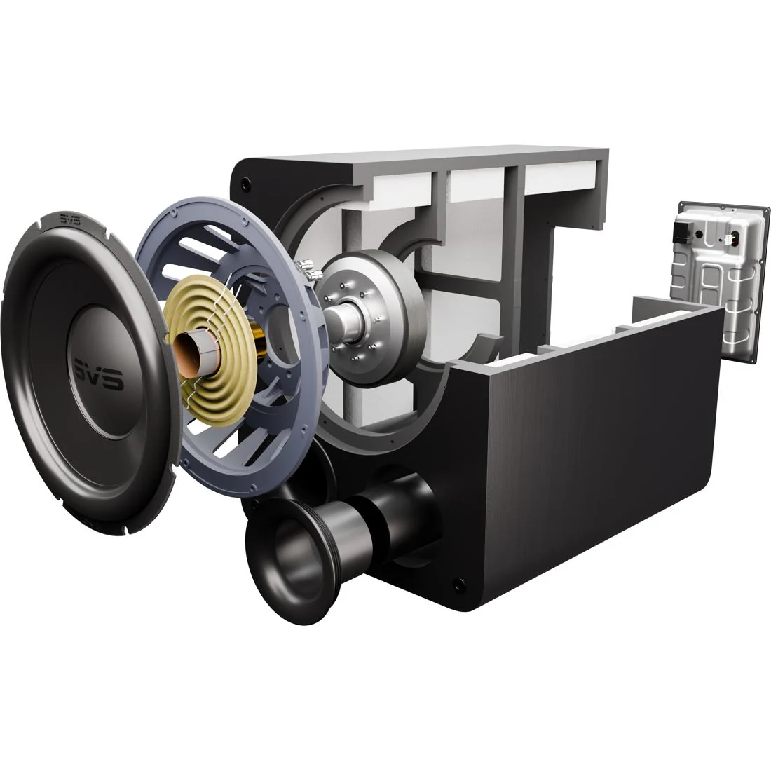 SVS PB-3000 R|Evolution 13" Ported Subwoofer - Premium Black Ash - Image 4