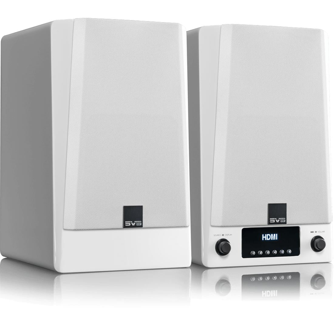 SVS Prime Wireless Pro Powered Speakers - High-Resolution Sound - Pair (PRIMEWIRELESSPROBLKGLS) - Image 2