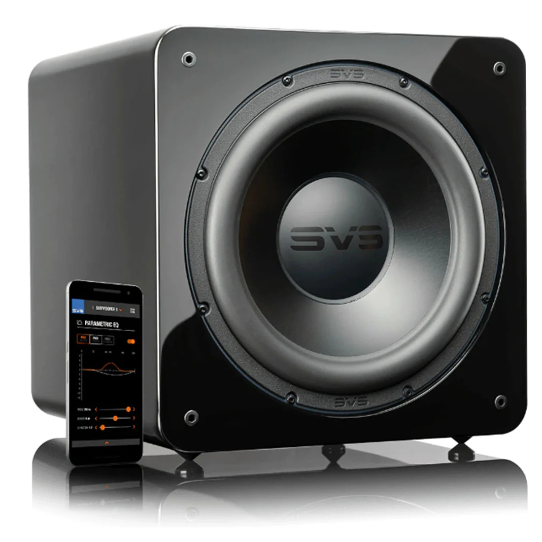 SVS SB-2000 Pro Powered 550 W 12" Subwoofer - Piano Gloss Black (SB2000 PRO PIANO GLOSS BLACK) - Image 2