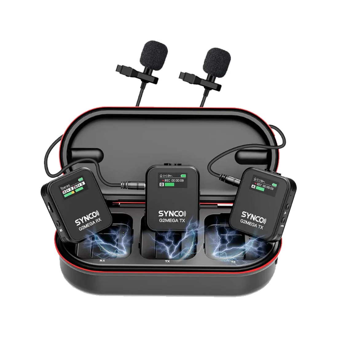 Synco G2 Mega 2.4GHz 200m 8GB Onboard Wireless Microphone System (2110043) - Image 3