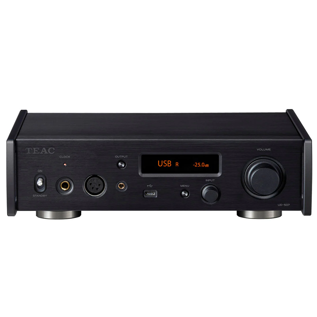 Teac UD507B USB DAC Headphone Amplifier Preamp - Black (UD507B)