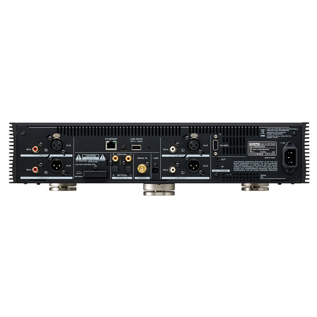 TEAC UD701NB Reference 700 Series Network Audio Player/USB DAC/Headphone Amp/Preamplifier - Black (UD701NB) - Image 2