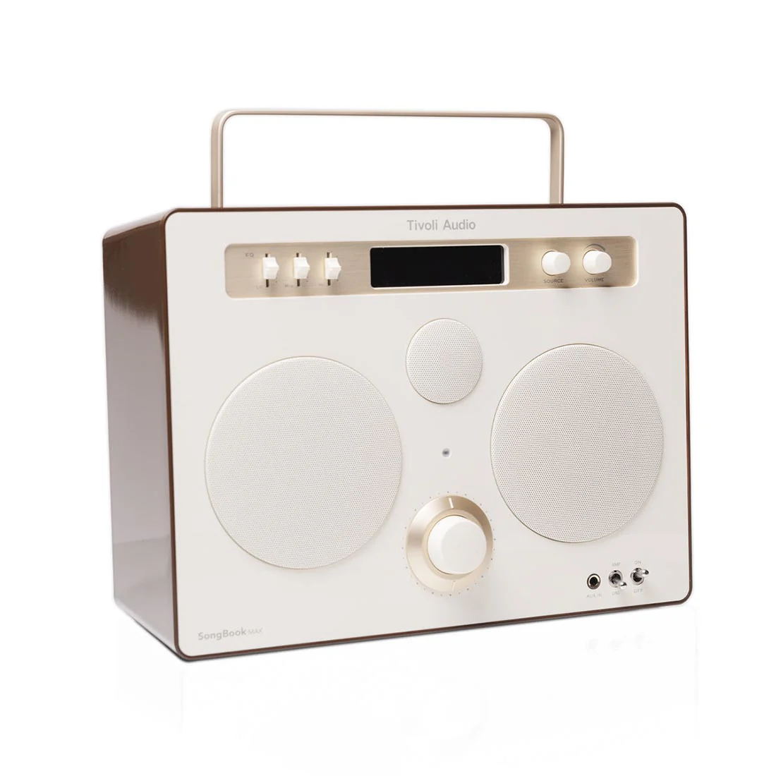 Tivoli Audio SongBook MAX Portable Bluetooth Speaker - Cream/Brown (OPEN BOX)