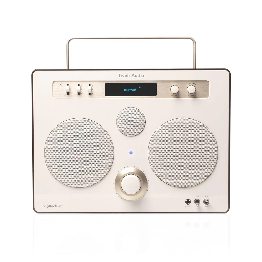 Tivoli Audio SongBook MAX Portable Bluetooth Speaker - Cream/Brown (OPEN BOX) - Image 2