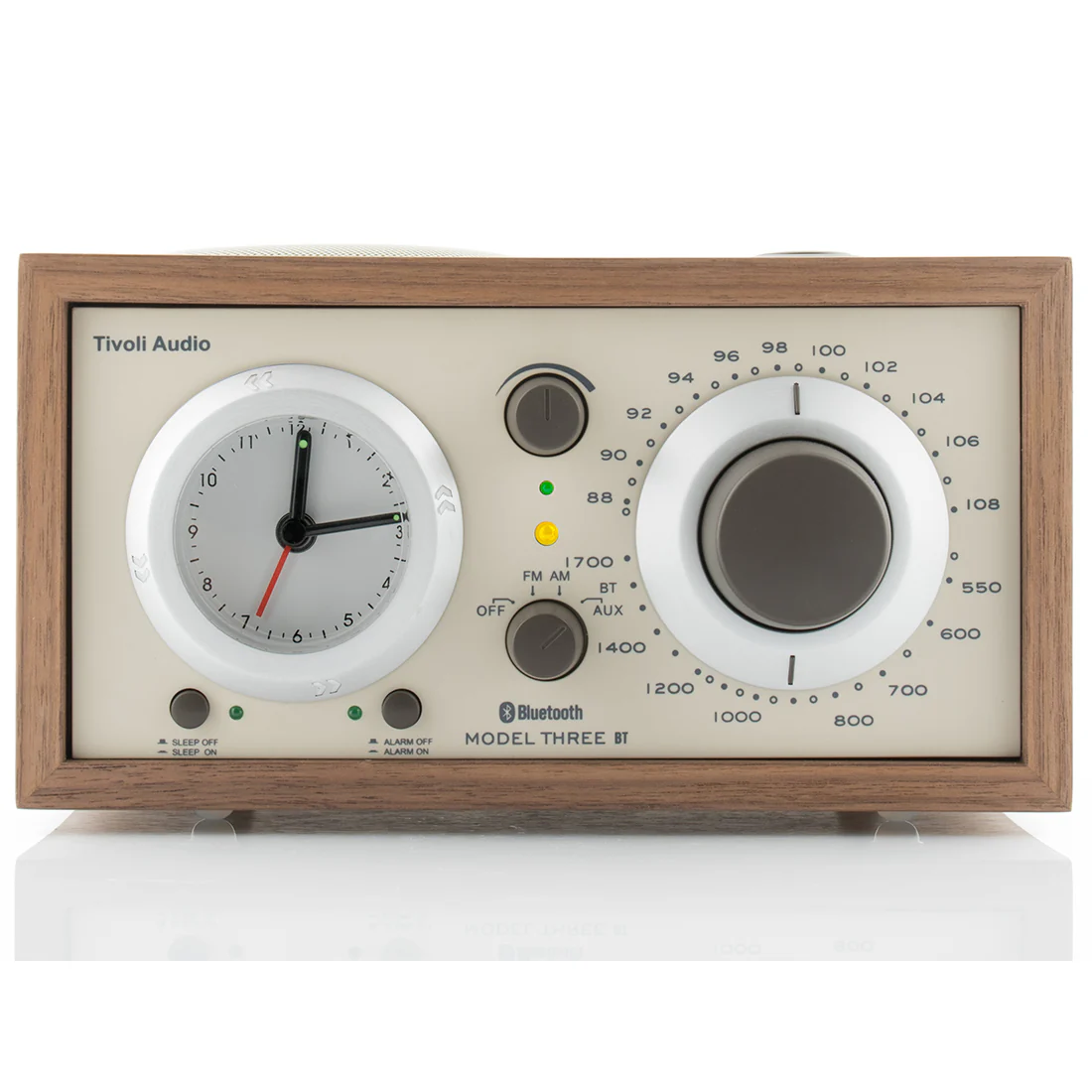 Tivoli M3BTCLA Model Three Bluetooth Clock Radio - Walnut (M3BTCLA)