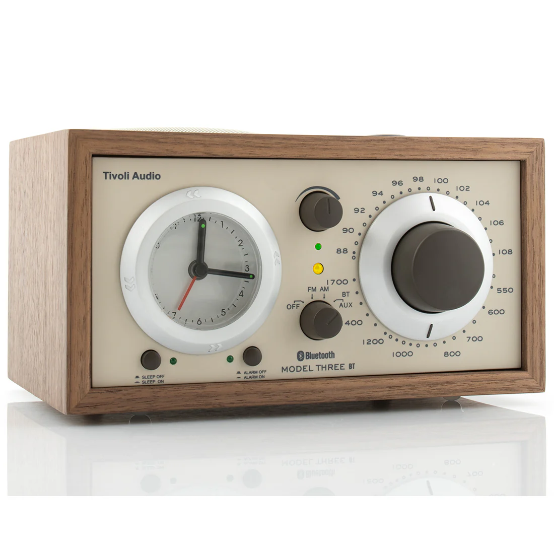 Tivoli M3BTCLA Model Three Bluetooth Clock Radio - Walnut (M3BTCLA) - Image 4