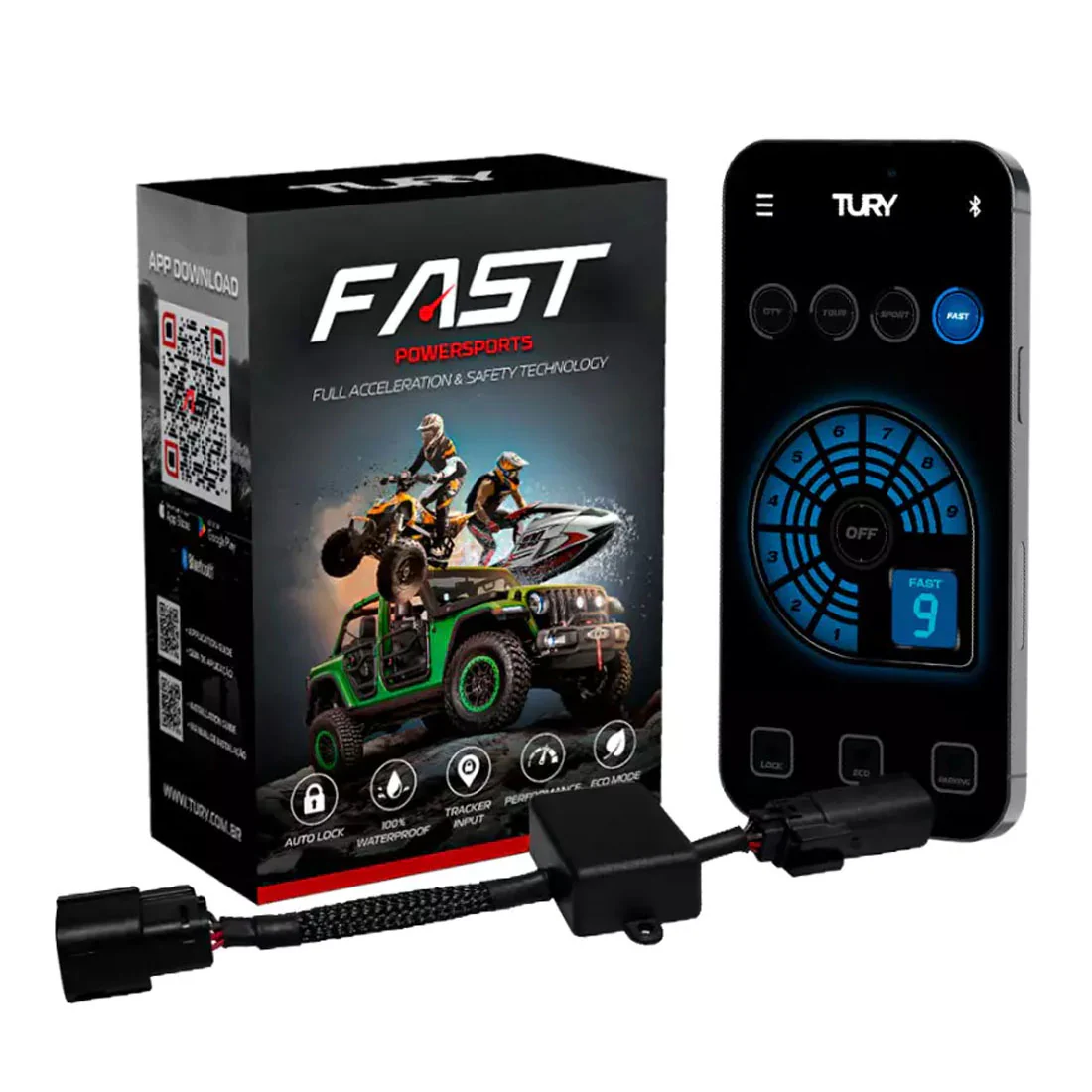 Tury FASTMAXIP5.3H Throttle Response Controller / Anti-Theft Device - IP Rated (FASTMAXIP5.3H)