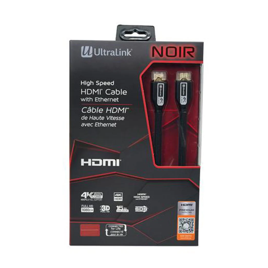 UltraLink ULN6MP Noir High Speed – 6m HDMI Cable (ULN6MP)