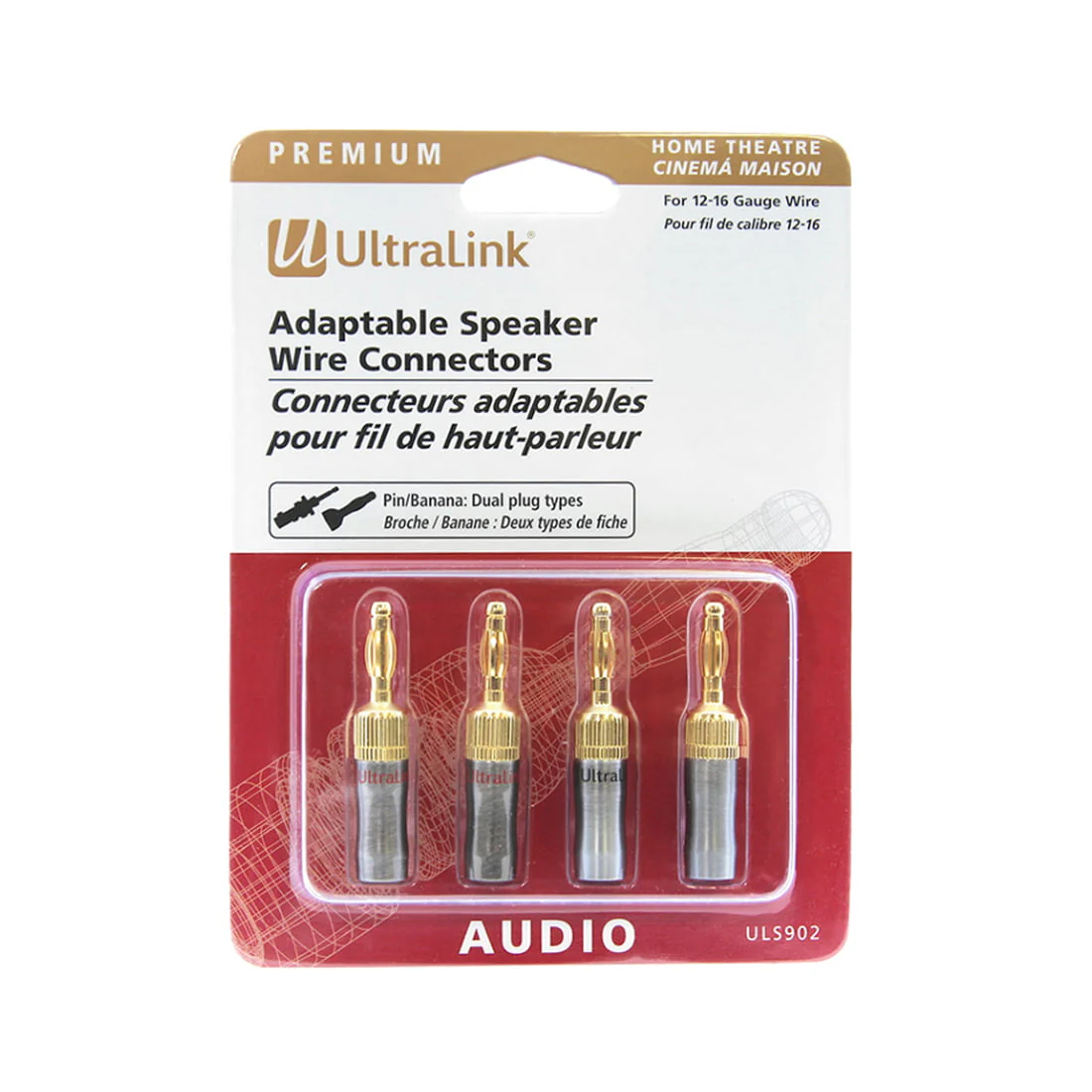 Ultralink ULS902 Adaptable Speaker Wire Terminals (ULS902)