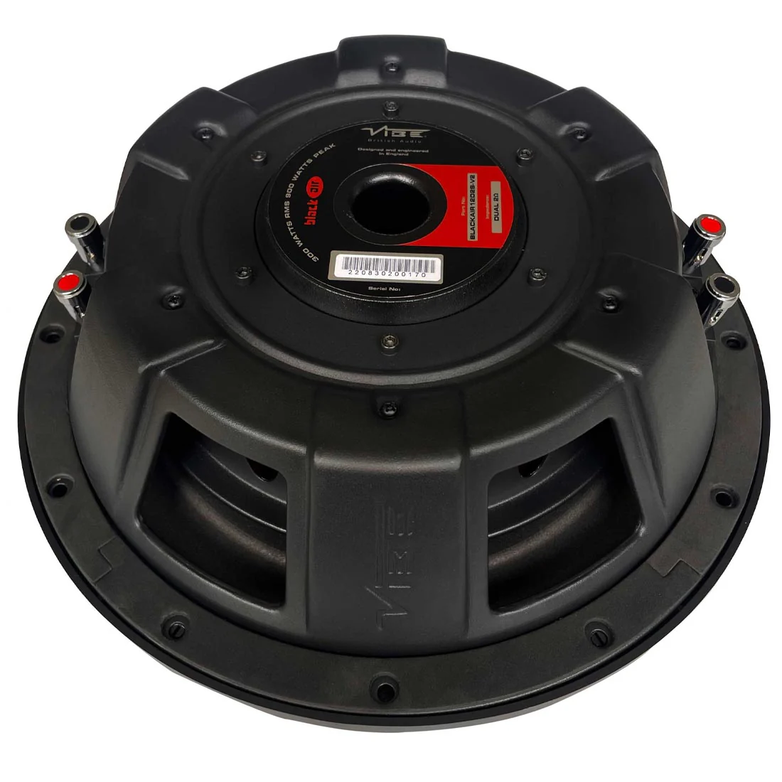 Vibe Audio BA12D2S-V2 Black Air Pro Series 12" Shallow DVC Car Subwoofer (BA12D2SV2) - Image 2