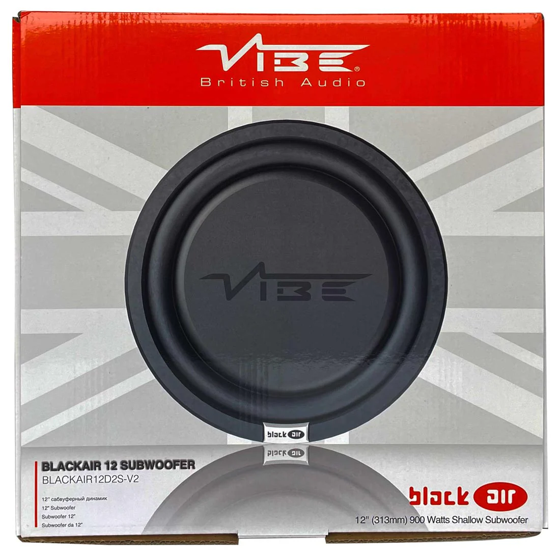 Vibe Audio BA12D2S-V2 Black Air Pro Series 12" Shallow DVC Car Subwoofer (BA12D2SV2) - Image 4