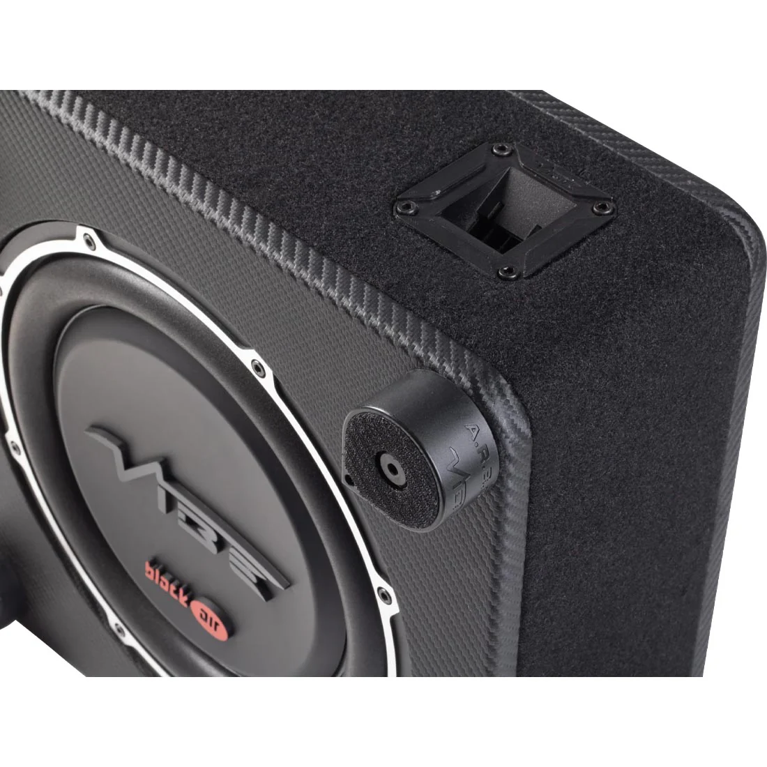 Vibe Audio BASB10-V4 Black Air 10" Shallow Active Loaded Subwoofer Enclosure - Each (BASB10V4) - Image 3