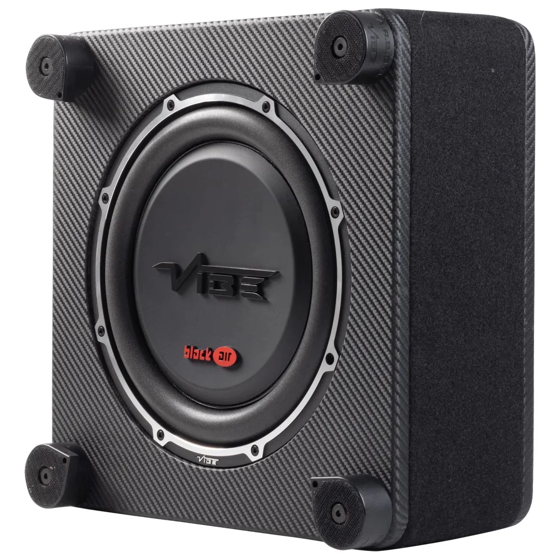 Vibe Audio BASB10-V4 Black Air 10" Shallow Active Loaded Subwoofer Enclosure - Each (BASB10V4) - Image 4