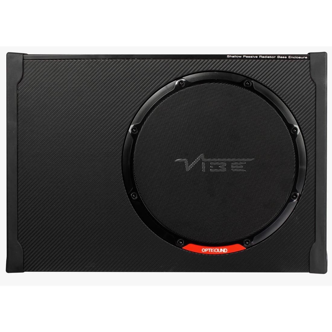 Vibe Audio BAT12S-V0 Black Air Slimline 12" Passive Loaded Subwoofer Enclosure (BAT12SV0)