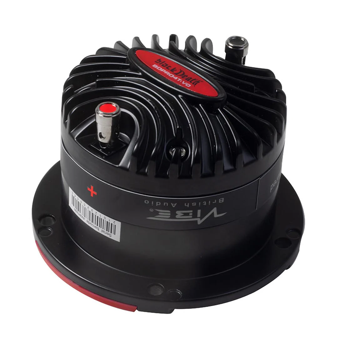 Vibe Audio BDPRO4T-V0 BlackDeath Series 4.5" Compression Horn Driver - Each (BDPRO4TV0) - Image 2