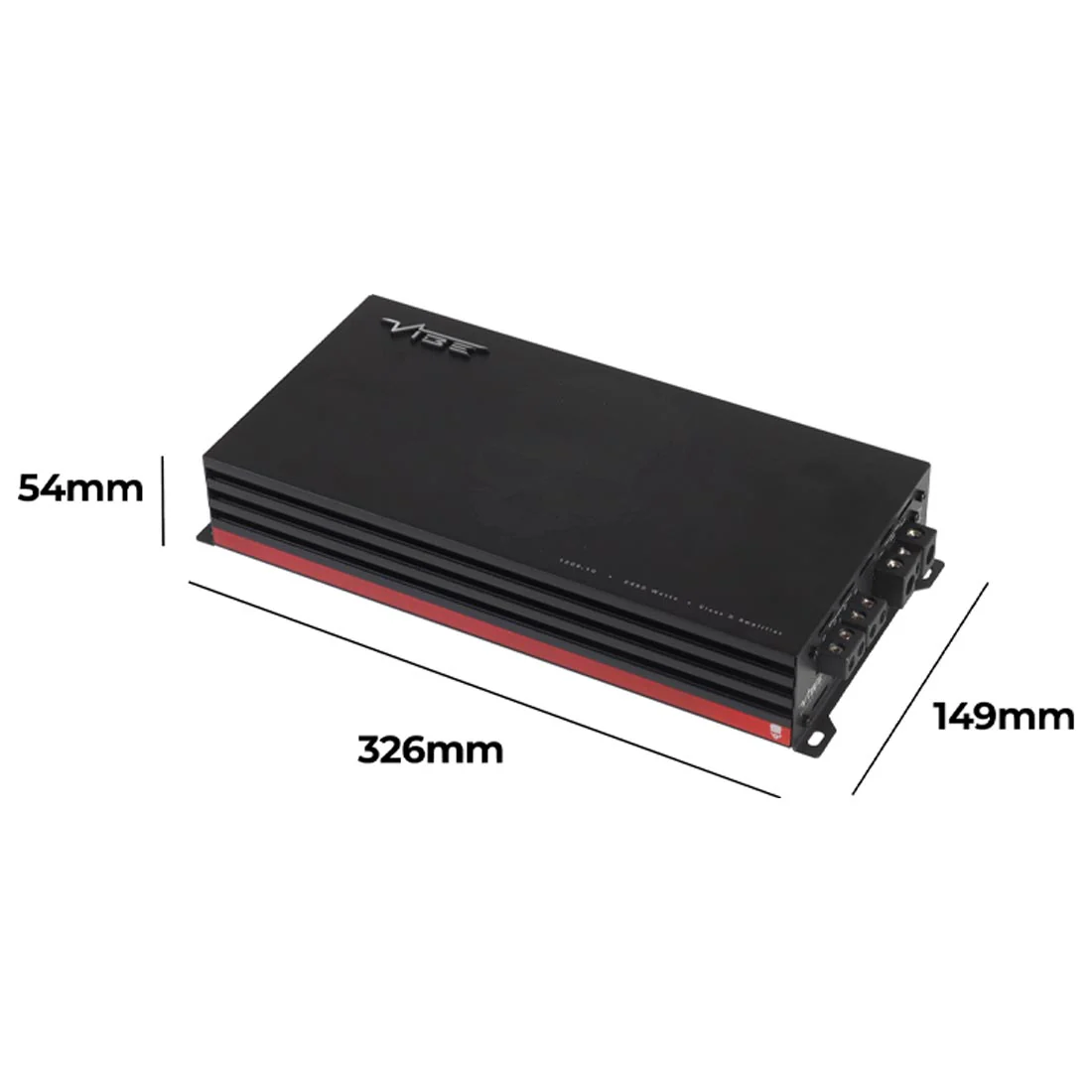 Vibe PB1200.1D-V3 Class D Mono Car Amplifier (PB12001DV3) - Image 10