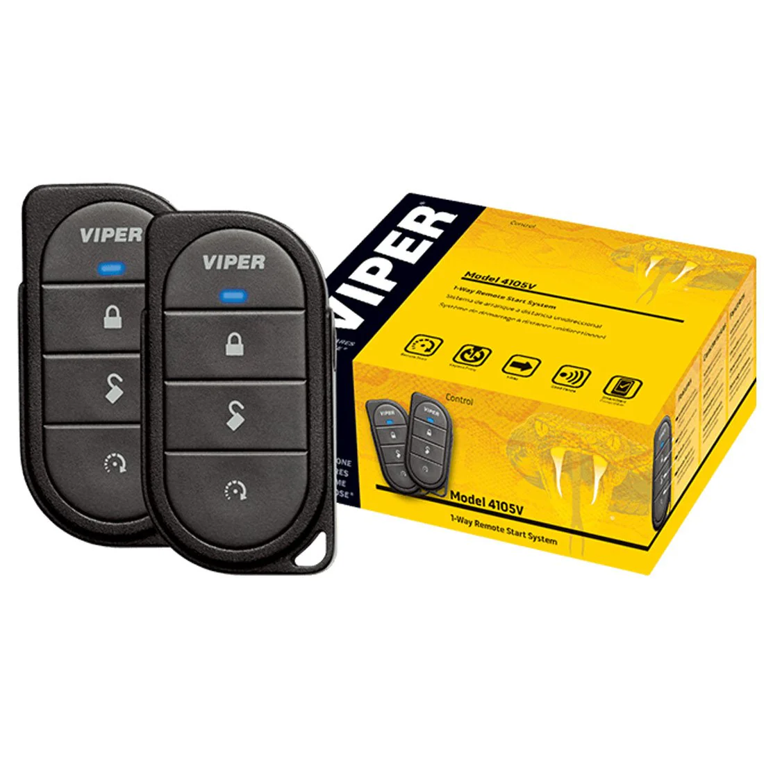Viper 4105V Enhanced 1-Way Remote Start/Keyless Entry System (4105V)