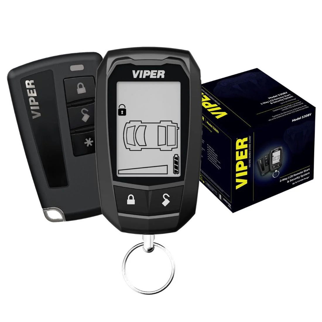 Viper 5308V Enhanced LCD 2-Way Security and Remote Start System (5308V)