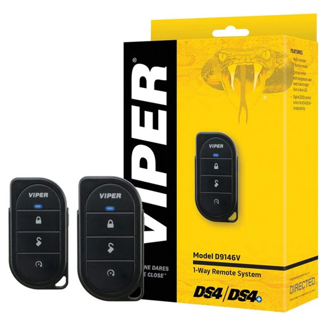 Viper D9146V 1-Way 4-Button Remote Control Transmitter (D9146V)
