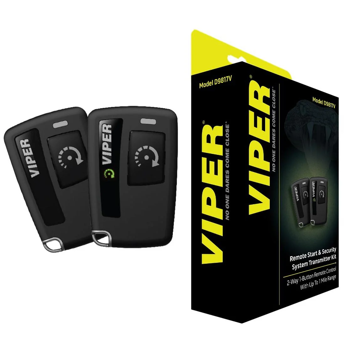 Viper D9817V 2-Way 1-Button Security System and Remote Starter (D9817V)