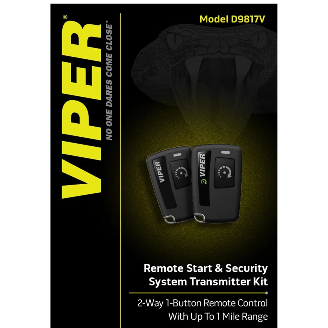 Viper D9817V 2-Way 1-Button Security System and Remote Starter (D9817V) - Image 3