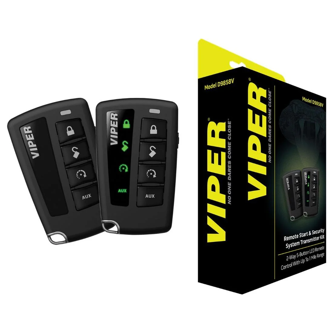 Viper D9858V 2-Way 5-Button LCD Security System and Remote Starter (D9858V)