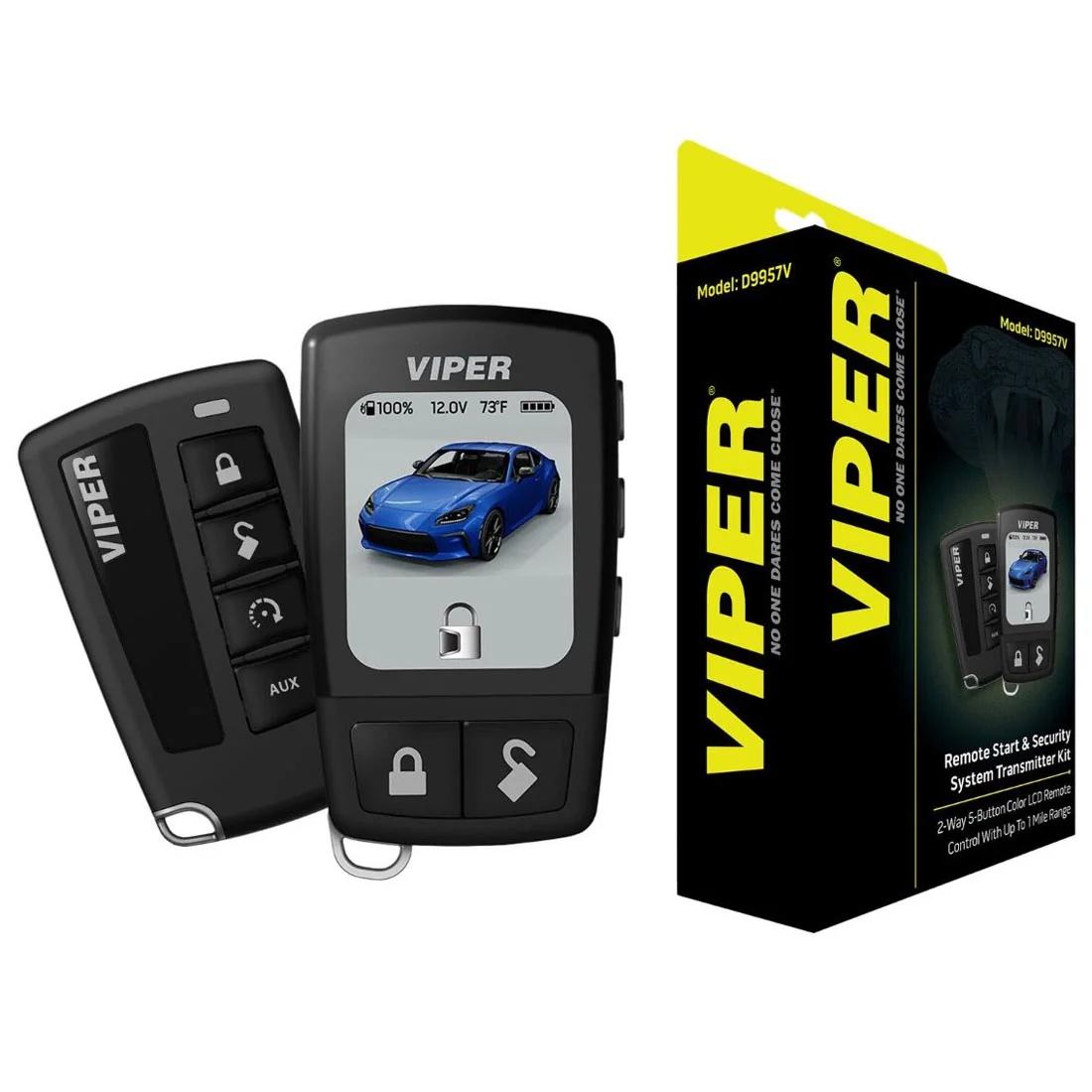 Viper D9957V 2-Way 5-Button LCD Security System and Remote Starter (D9957V)