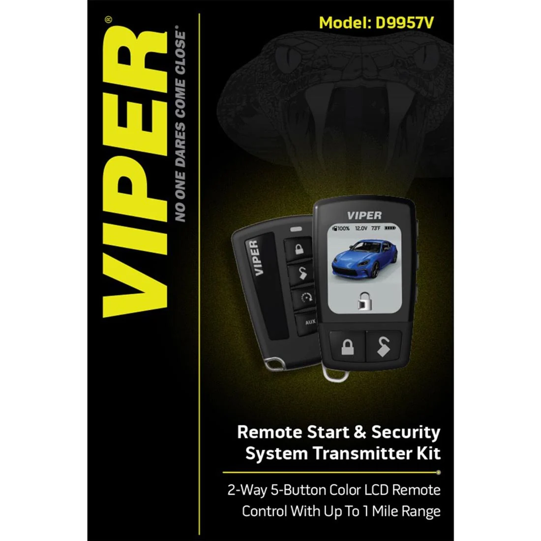 Viper D9957V 2-Way 5-Button LCD Security System and Remote Starter (D9957V) - Image 4