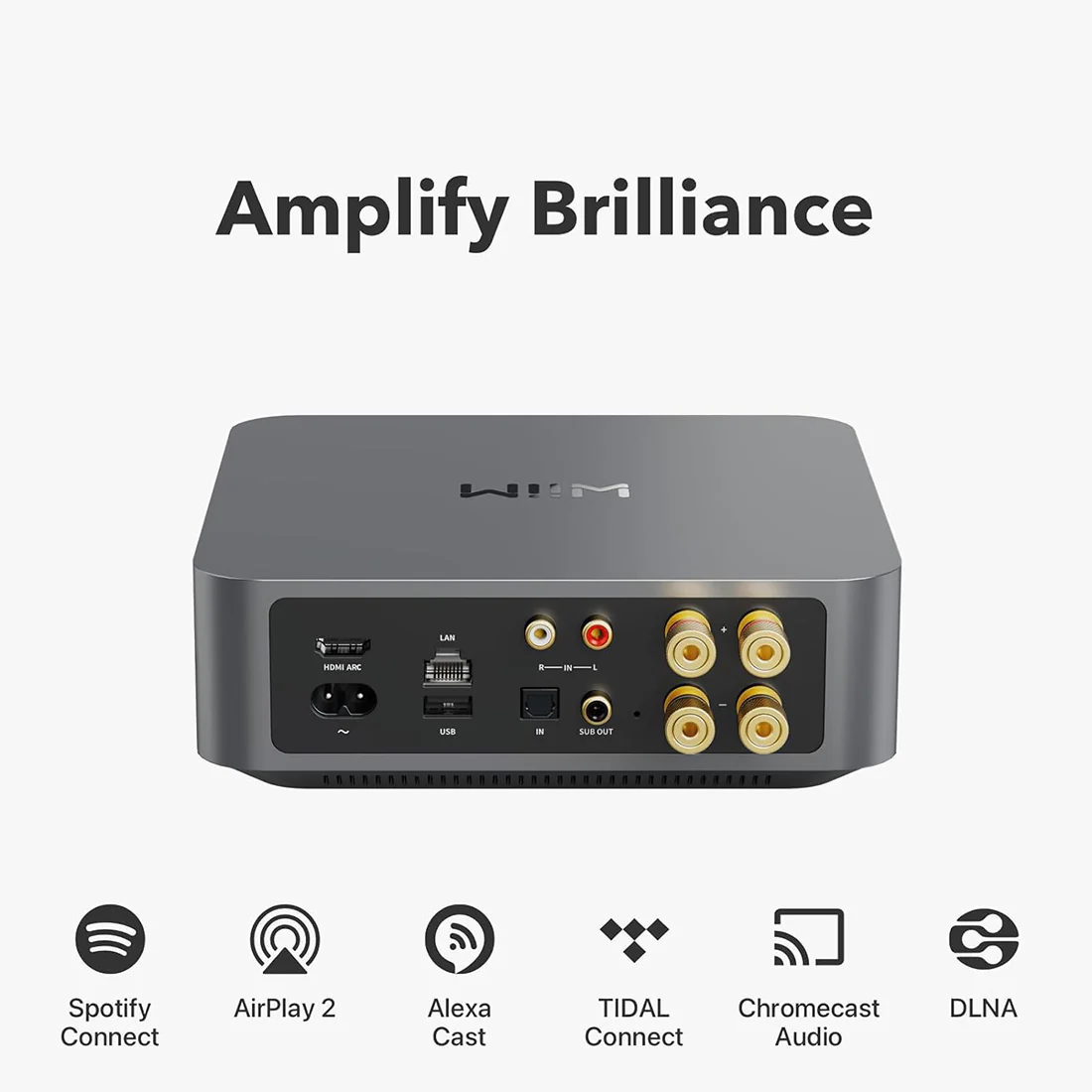 WiiM Amp: Multiroom Streaming - AirPlay 2, Chromecast, Voice Control - Image 5