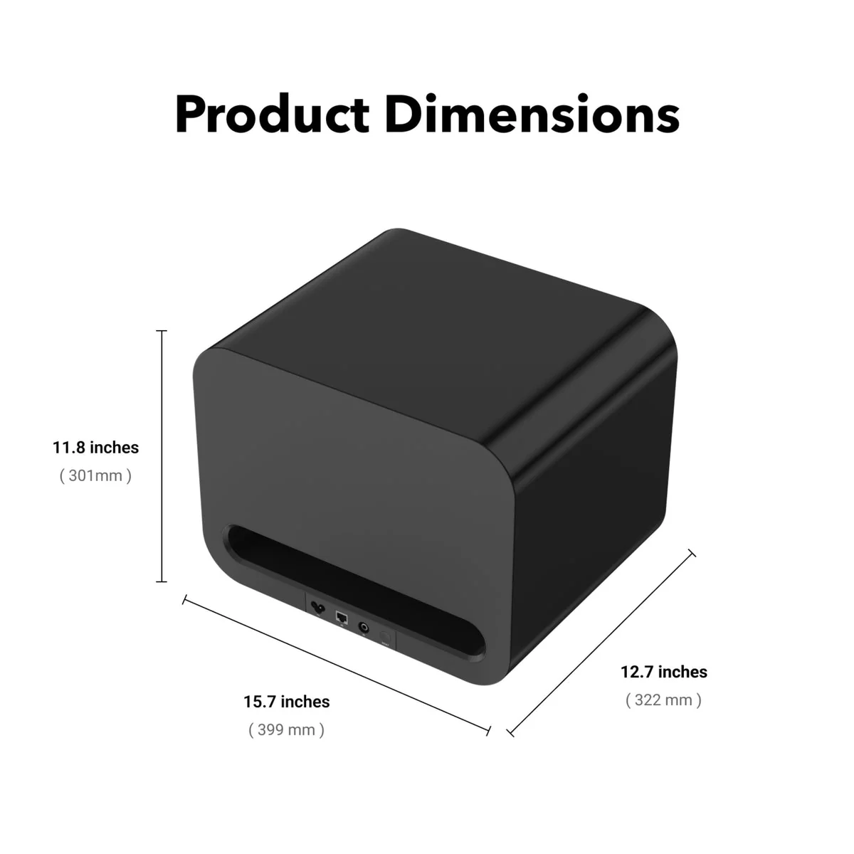 WiiM Sub Pro Wireless 8" Subwoofer - Image 3
