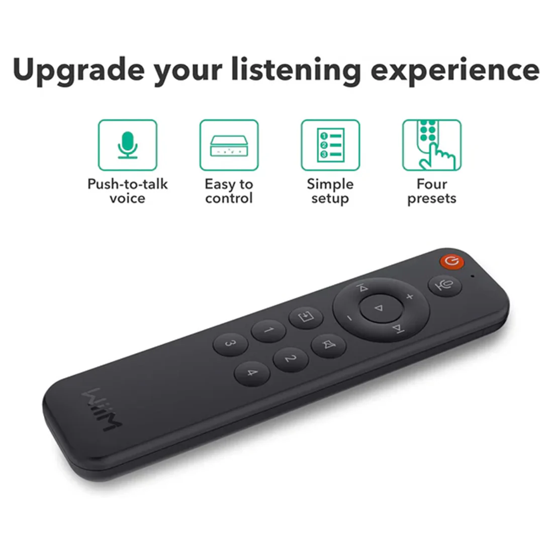 WiiM WIIMREMOTE Voice Controlled Remote for WiiM Mini and Pro - Image 4
